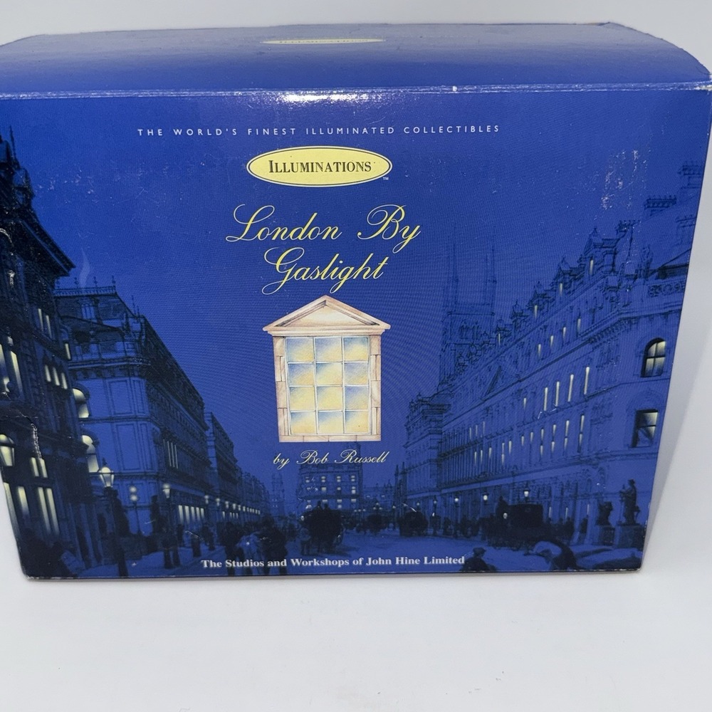 NEW Illuminations London by Gaslight by John Hine Studios "Thameside Walk"